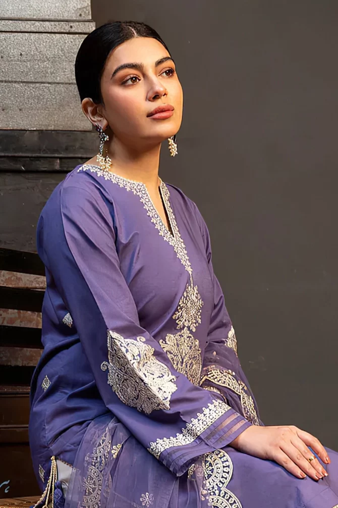 3 Piece Lawn Collection-Kokum by Zara Shahjahan - Image 2