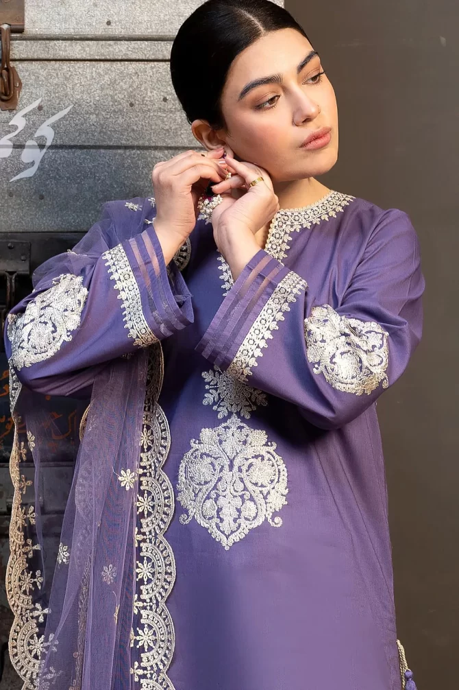 3 Piece Lawn Collection-Kokum by Zara Shahjahan - Image 3