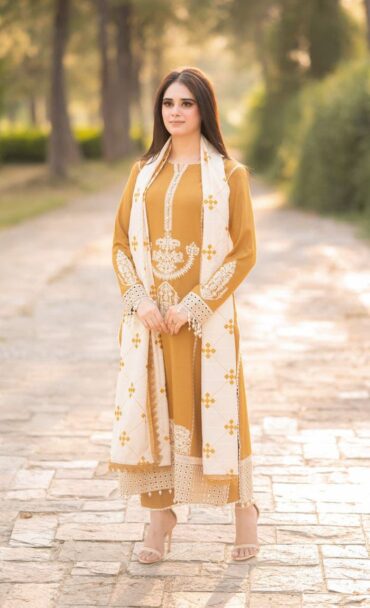 3 Pieces Premium DHANAK Collection By ASLING