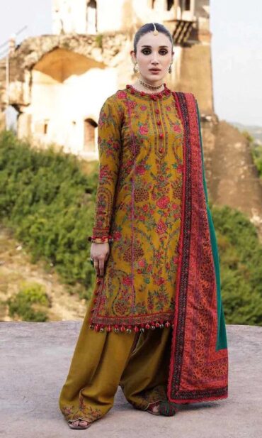 3 Piece Premium Dhanak Collection By Hussain Rehan