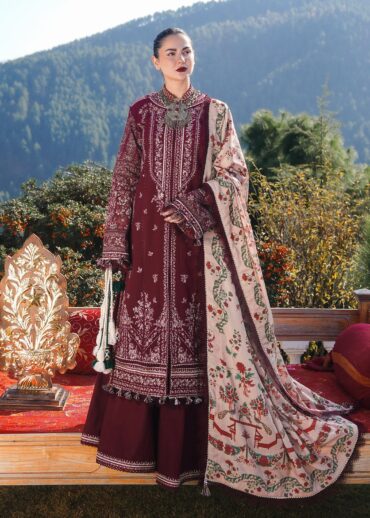 3 Piece Premium Dhanak Collection By HUSSAIN REHAN