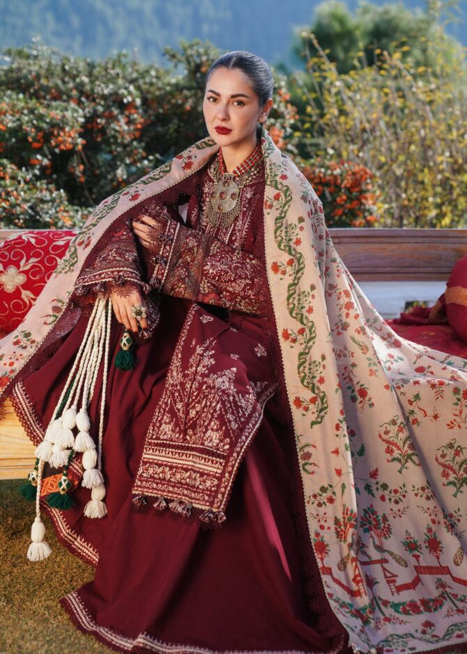 3 Piece Premium Dhanak Collection By HUSSAIN REHAN - Image 2