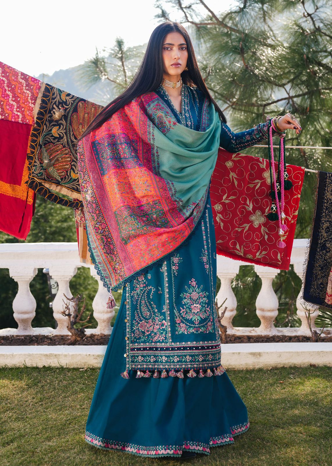 3 Piece Premium Dhanak Collection By HUSSAIN REHAN