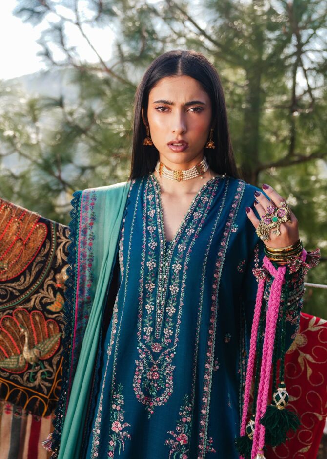 3 Piece Premium Dhanak Collection By HUSSAIN REHAN - Image 2