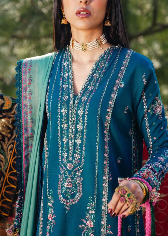 3 Piece Premium Dhanak Collection By HUSSAIN REHAN - Image 3