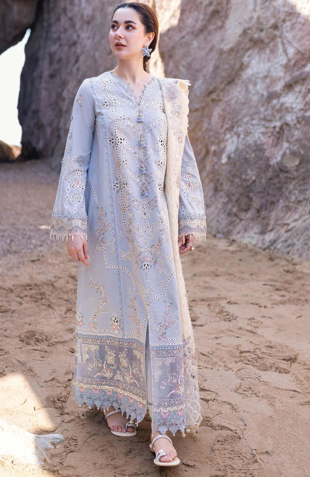 3 Piece Premium Dhanak Collection By QALAMKAR