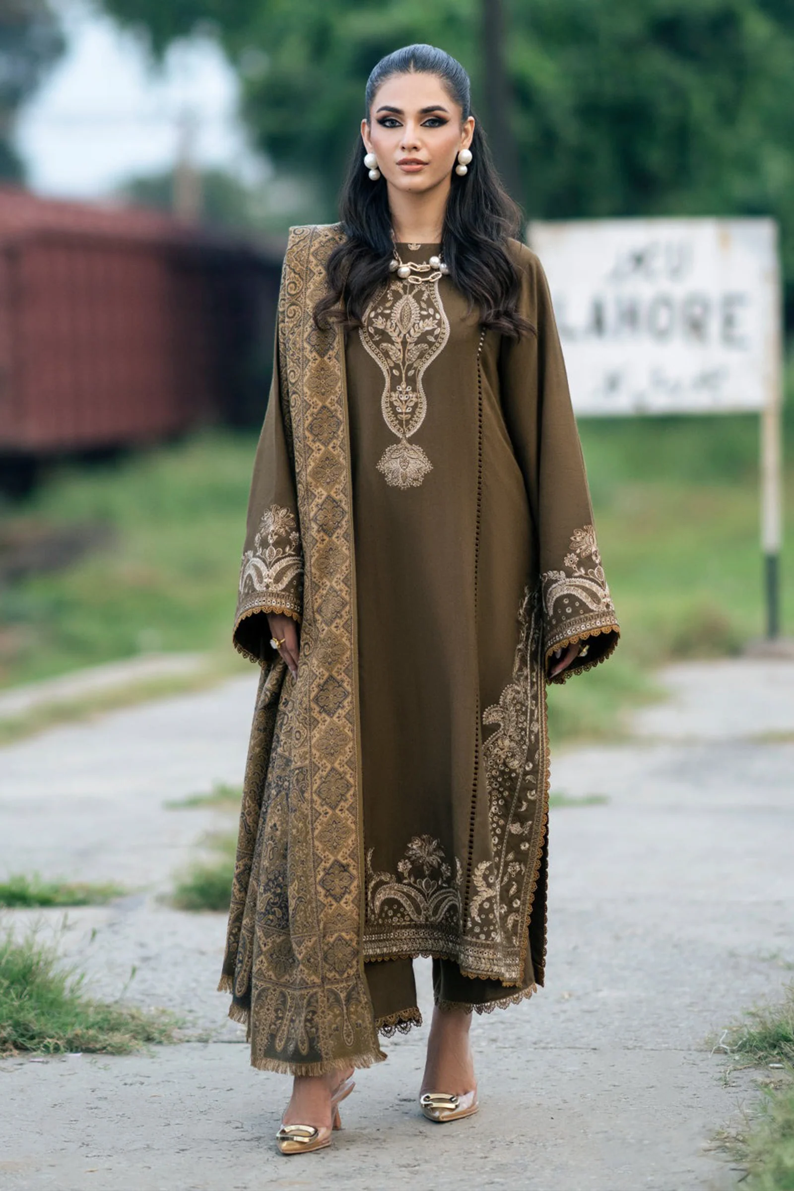 3Pieces Premium Dhanak Collection By IZEL