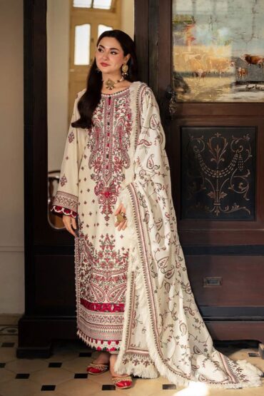 3Pieces Premium Dhanak Embroidered Collection