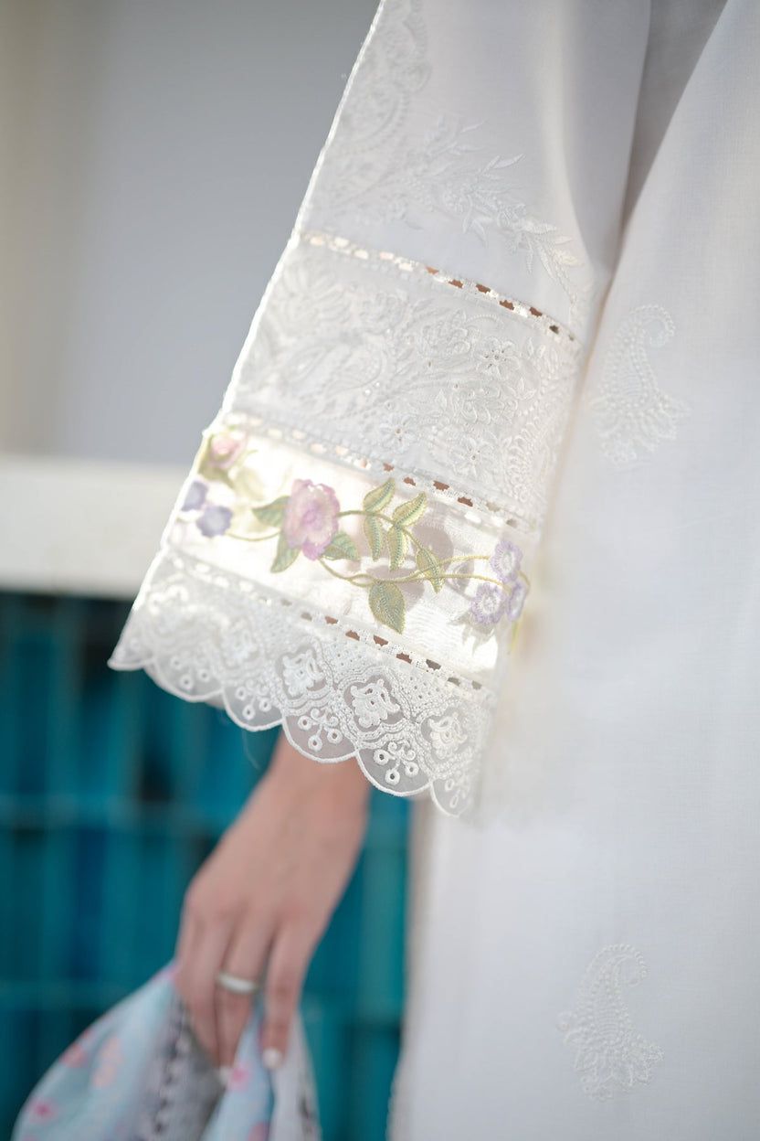 3Pieces Premium Embroidered Dhanak Collection - Image 3