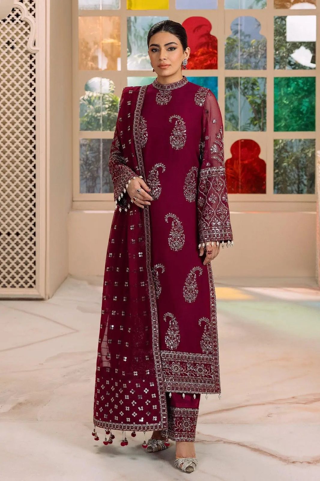 3Pcs Premium Embroidered LAWN Collection