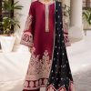 3Pcs Premium Embroidered LAWN Collection