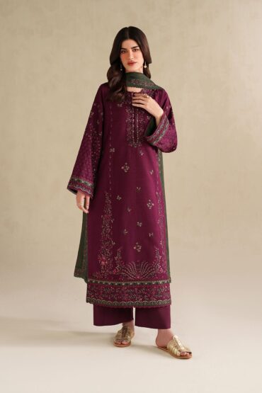 3 Piece Premium Embroidered Lawn Collection By IZNIK