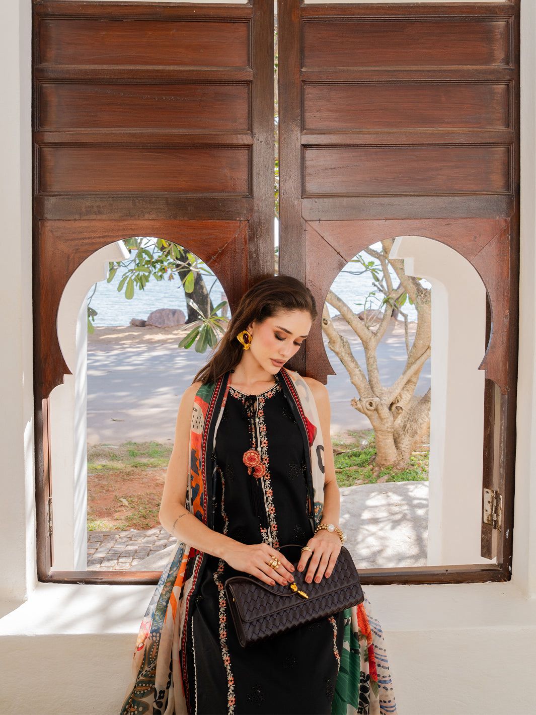 3 Piece Premium Embroidered Lawn Collection By IZEL - Image 2