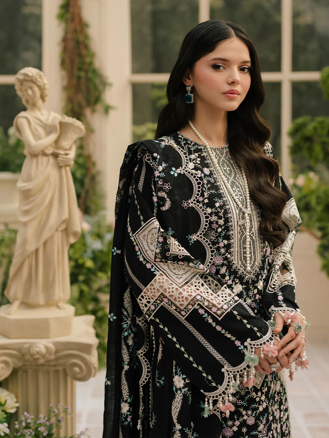 3 Piece Premium Embroidered Lawn Collection By BIN ILYAS - Image 7