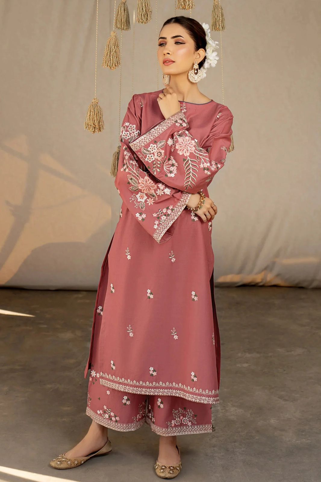 2 Piece Premium Embroidered Lawn Collection By URGE