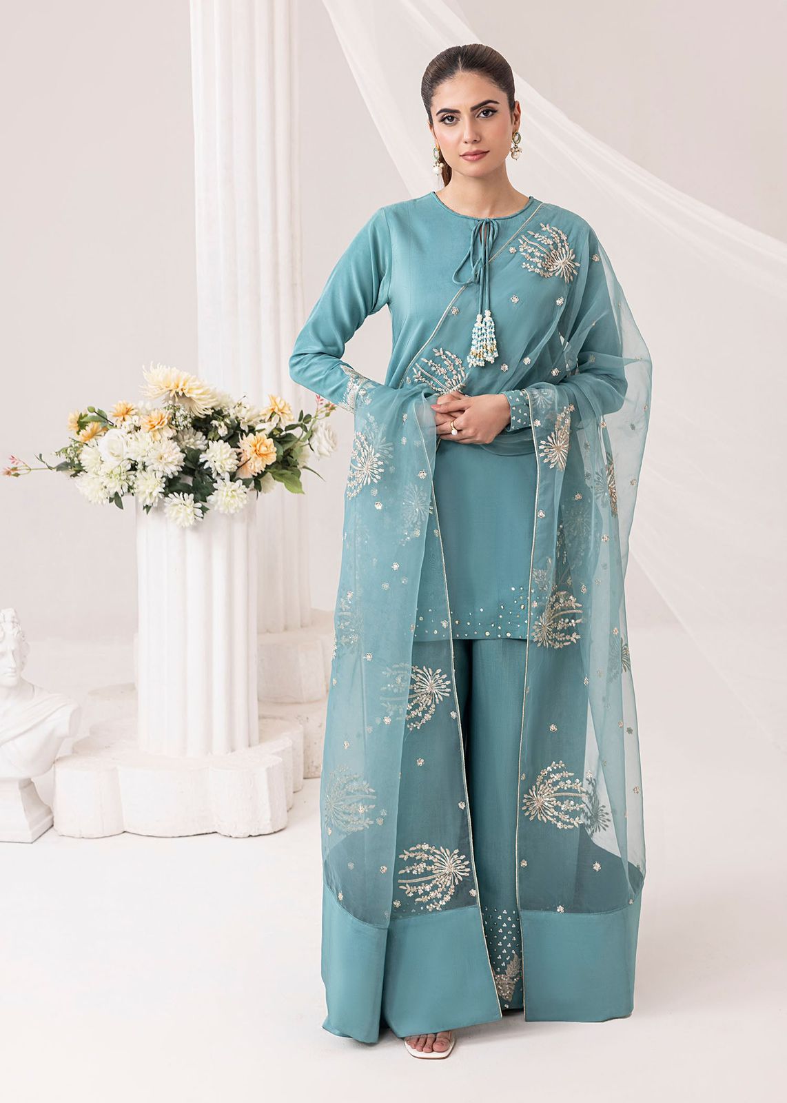 3 Piece Premium Embroidered Lawn Collection By DEEPAK PERWANA - Image 7