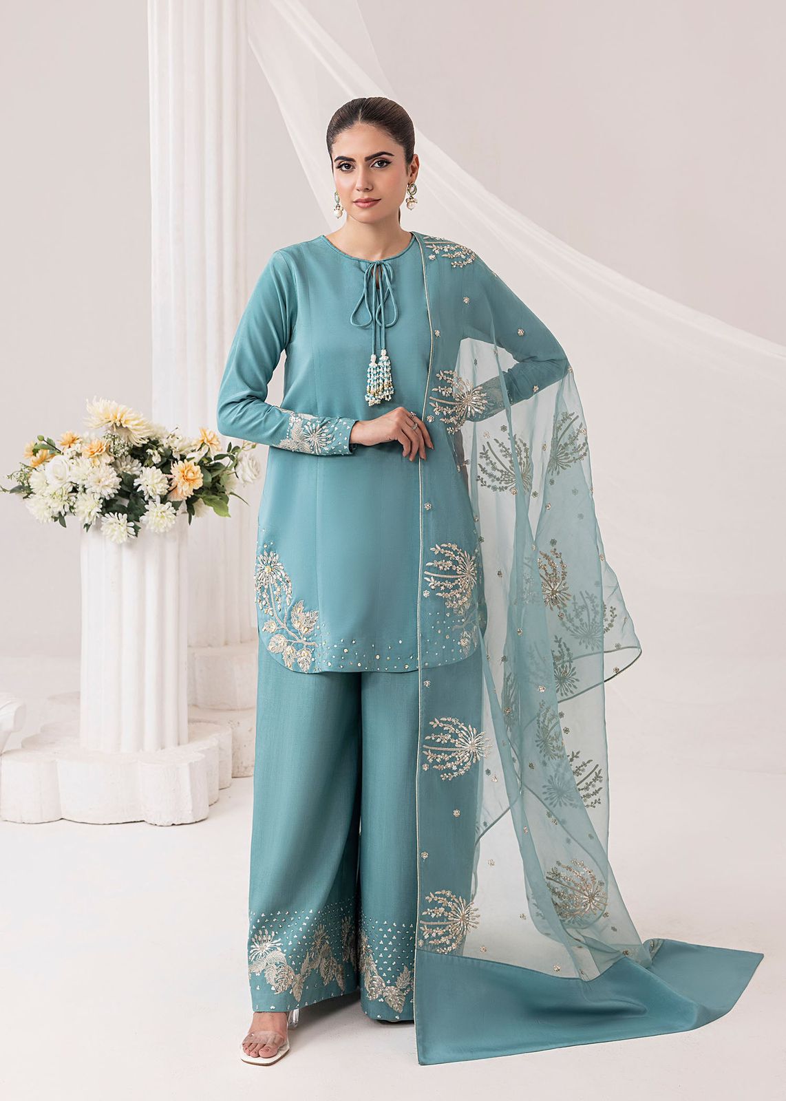 3 Piece Premium Embroidered Lawn Collection By DEEPAK PERWANA - Image 5