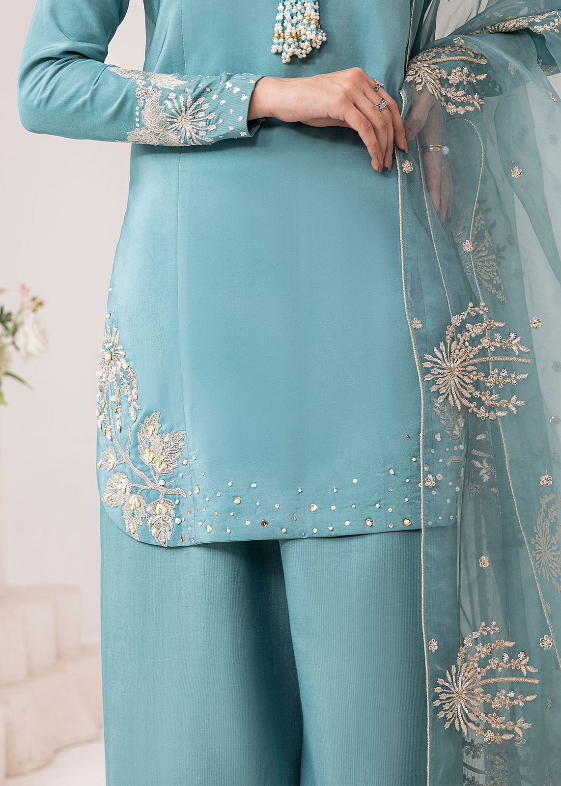 3 Piece Premium Embroidered Lawn Collection By DEEPAK PERWANA - Image 8