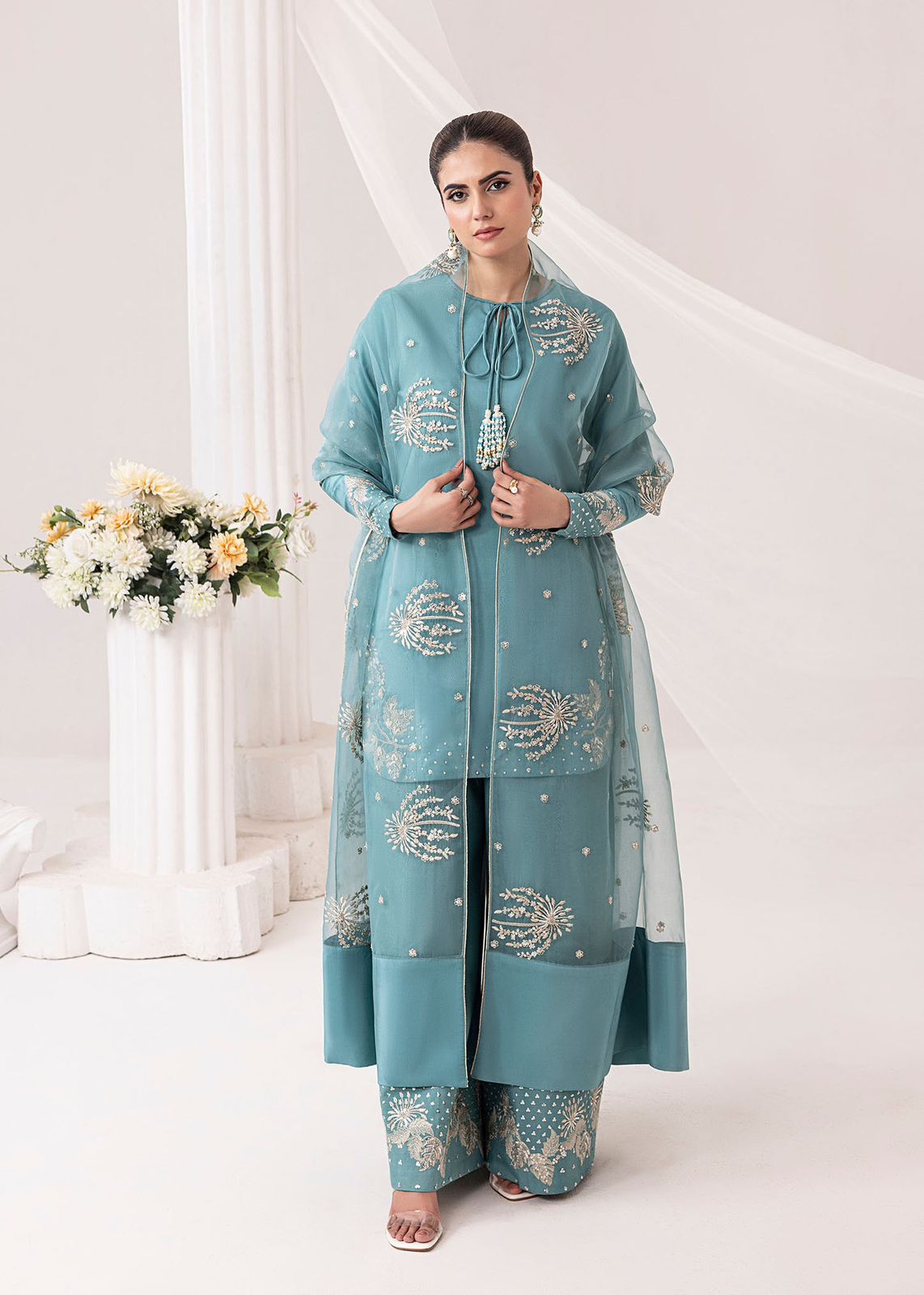 3 Piece Premium Embroidered Lawn Collection By DEEPAK PERWANA - Image 9