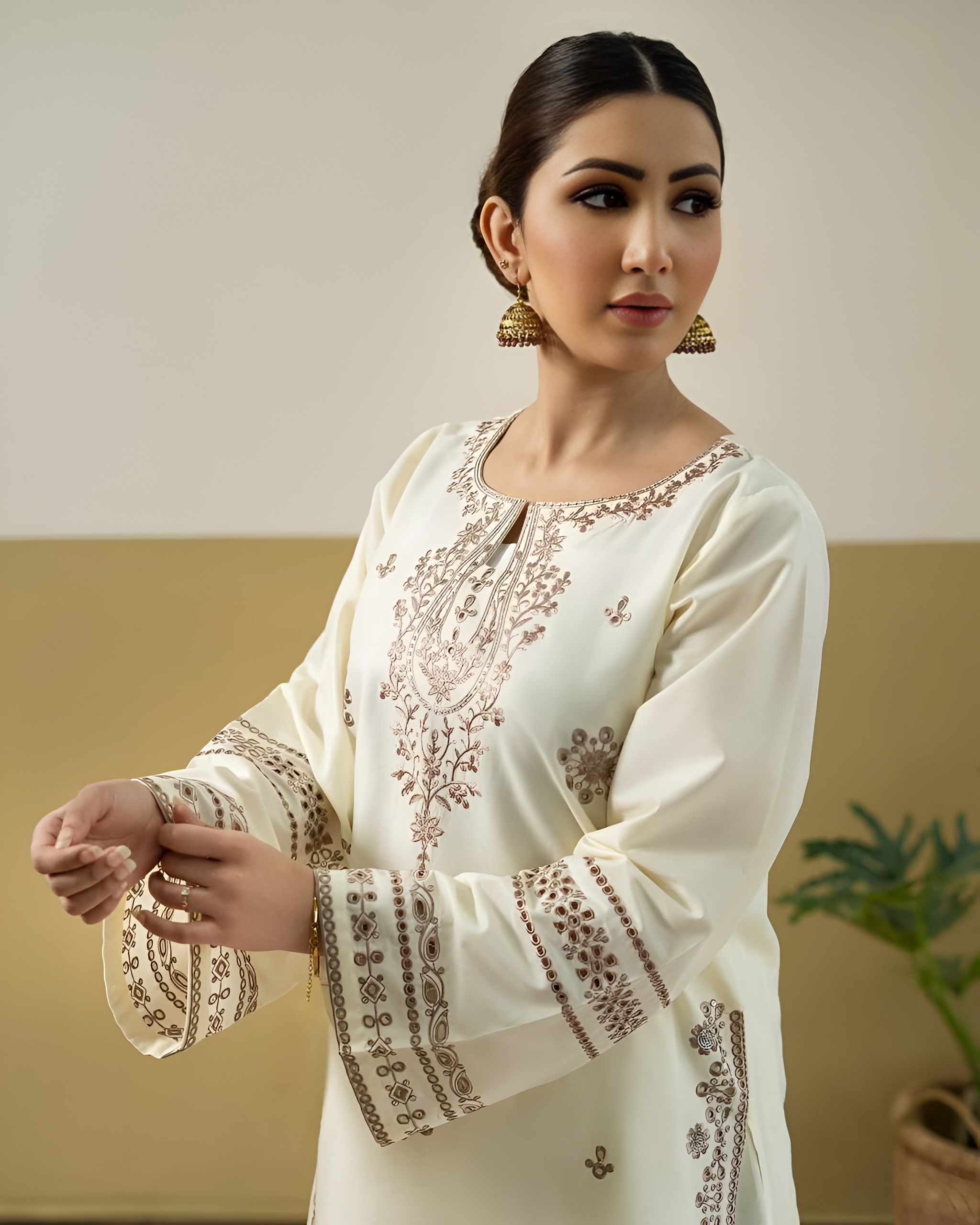 2 Piece Premium Embroidered Lawn Collection By URGE - Image 5